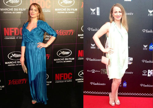 Delia Antal a carat doua valize de rochii si pantofi la Cannes