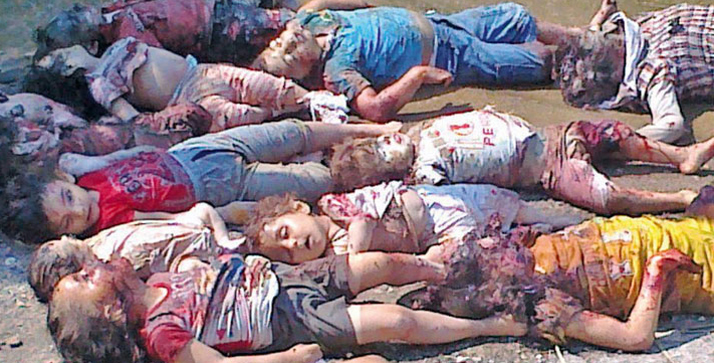 NATO trebuia sa intervina in Siria dupa masacrul de la Banias. S-a trecut a cincea „linie rosie” privind armele chimice!