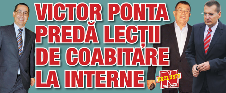 Victor Ponta preda lectii de coabitare la Interne!