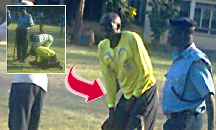Se intampla in Kenya: Arbitru lasat impotent de un antrenor