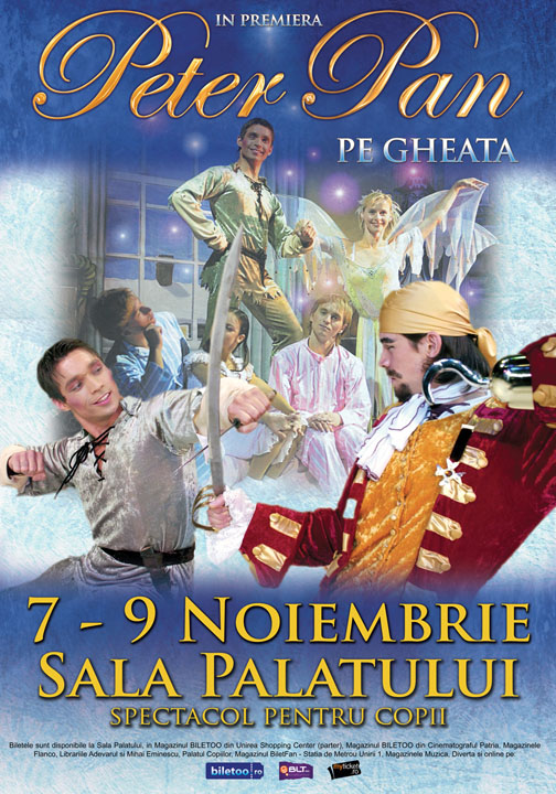 Peter Pan se da pe gheata la Bucuresti!