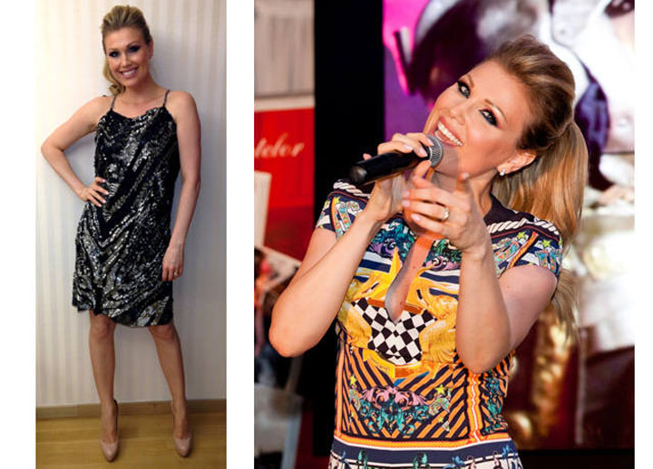 Cristina Rus, sexy intr-o rochie de doua kilograme