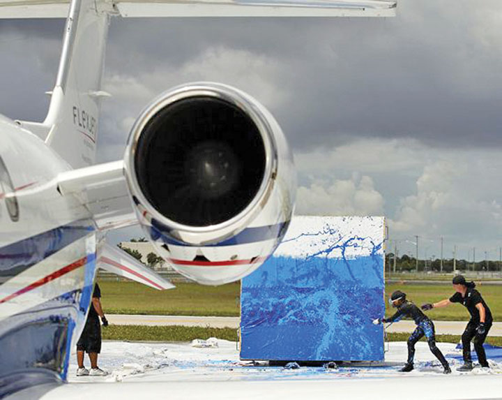 Picteaza cu avionul