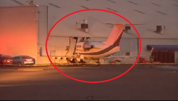 IMPACT SPECTACULOS pe un aeroport din California! Unde a ajuns un avion! (VIDEO)