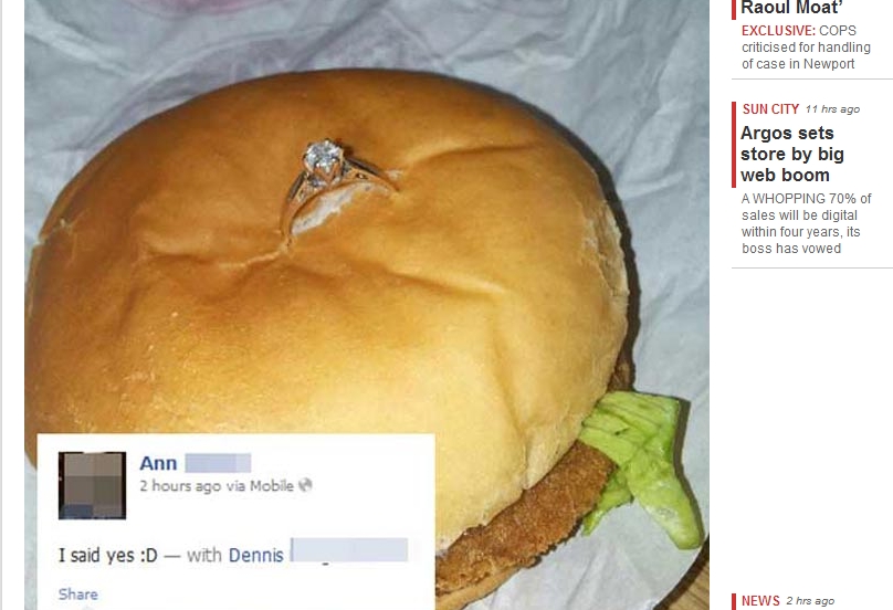 Marita-te cu mine! Ti-am pregatit un BURGER cu… DIAMANT!