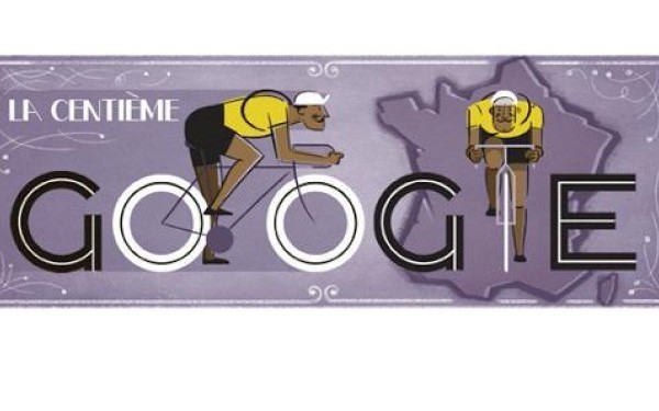TURUL FRANTEI 2013. Google celebreaza, printr-un Doodle, 100 de ani de la prima editie a TURULUI FRANTEI!