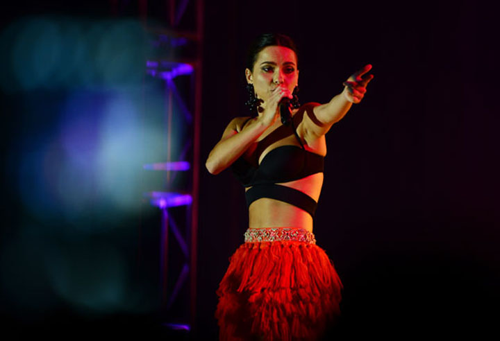 Inna a cantat pentru mexicani pana a ragusit