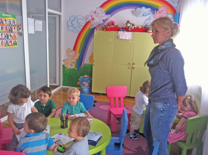 Ruxandra Dragomir si-a deschis gradinita