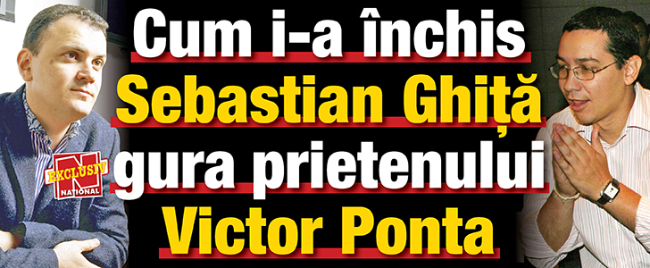 Cum i-a inchis Sebastian Ghita gura prietenului Ponta