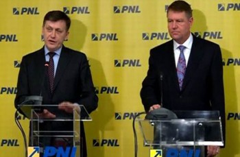 Klaus-Iohannis-Crin-Antonescu-PNL - Ziarul National