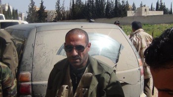 Lt. Col. Khaled Jesus in Khan al-Asal - Ziarul National