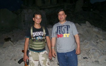 Mahrous (civil) cu Abd Alhade Aloan, fost sportiv, fost militar in armata lui Bashar - Ziarul National