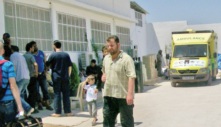 aglomeratie la spitalul de front Orient - Ziarul National