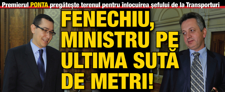 Ponta pregateste terenul pentru inlocuirea sefului de la Transporturi