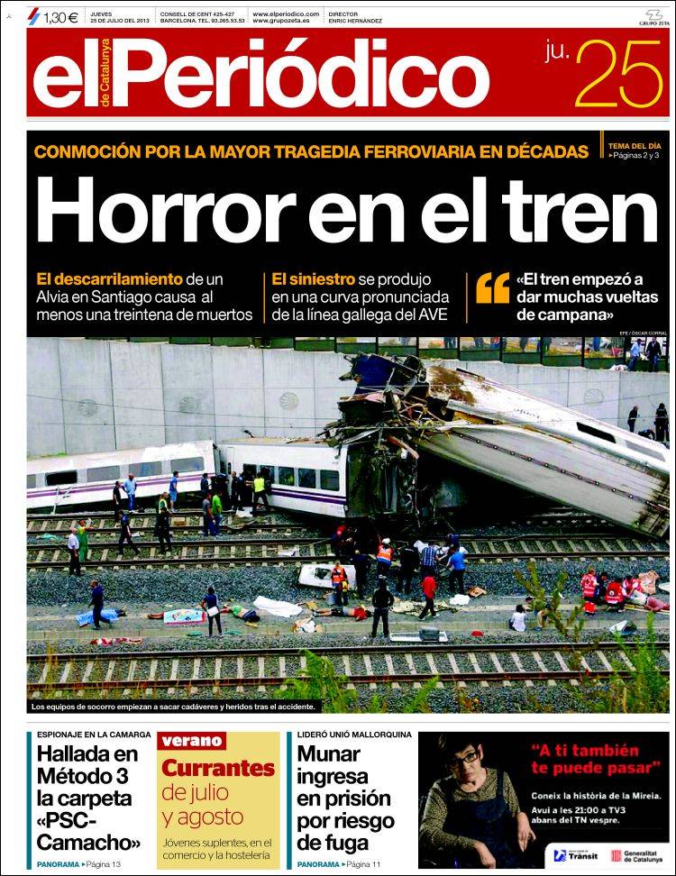 Marturiile cutremuratoare ale supravietuitorilor accidentului de tren din Spania: „Eram inconjurati de cadavre”! (VIDEO)