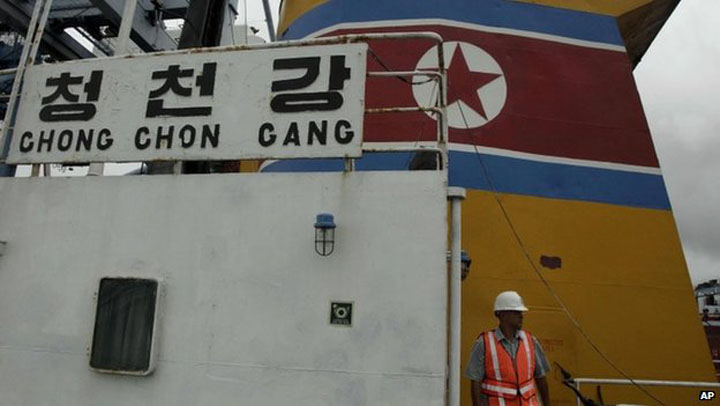 Cuba a revendicat armamentul de pe nava nord-coreeana arestata in Panama