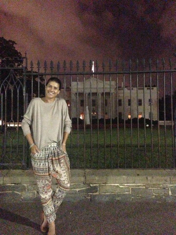 Sorana Cirstea, vizita nocturna la Casa Alba