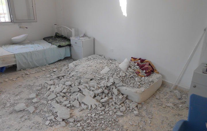 spital bombardat Jisr ash-Shugur - Ziarul National