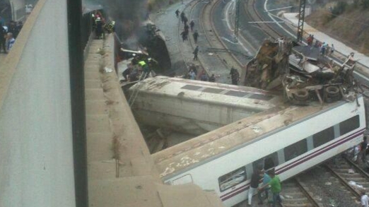 Accident feroviar groaznic in Spania. Primul bilant este cutremurator!