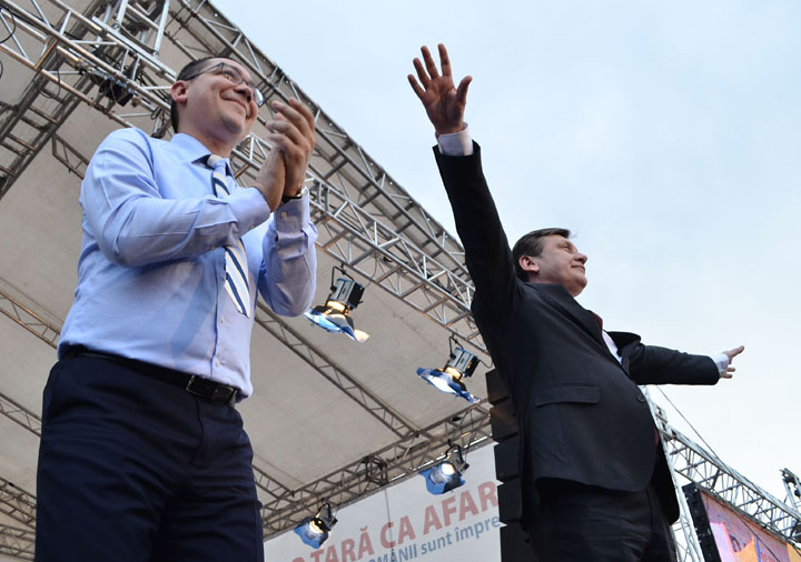 Crin Antonescu, Victor Ponta - Miting USL - Narcis Pop (28) - Ziarul National
