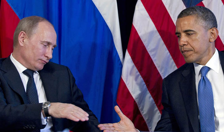 Barack Obama, Vladimir Putin - Ziarul National