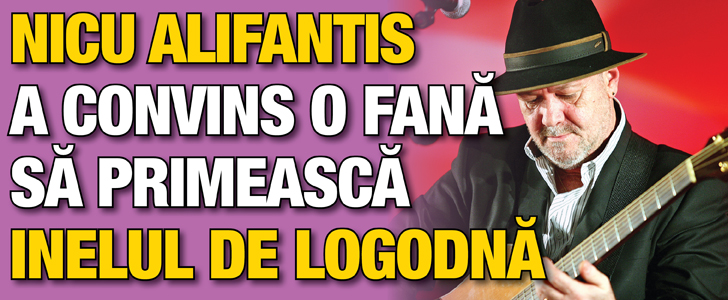 Nicu Alifantis a convins o fana sa primeasca inelul de logodna