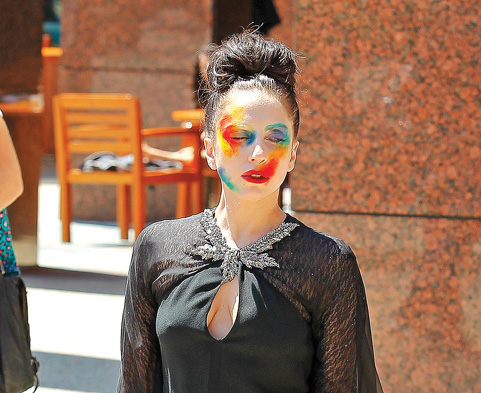 Lady GaGa, circ pe strada