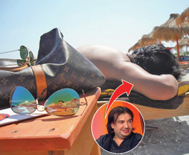 Razvan Ciobanu se arde la mare