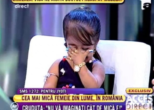 Jyoti Amge A IZBUCNIT in lacrimi, in DIRECT! Simona Gherghe a facut-o sa planga!