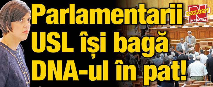 Parlamentarii USL isi baga DNA-ul in pat!