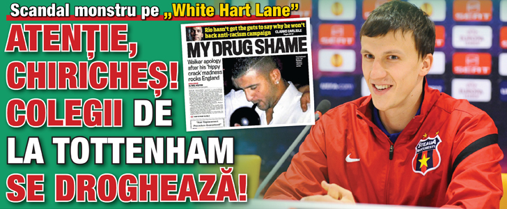 Atentie, Chiriches! Colegii de la Tottenham se drogheaza!