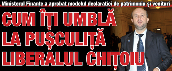 Cum iti umbla la pusculita liberalul Chitoiu