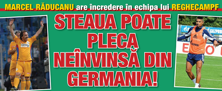 Steaua poate pleca neinvinsa din Germania!