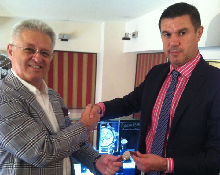 Mihai Leu a primit un ceas de 13.000 de euro