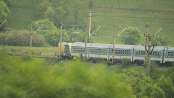 Un tren a deraiat in apropiere de Arad
