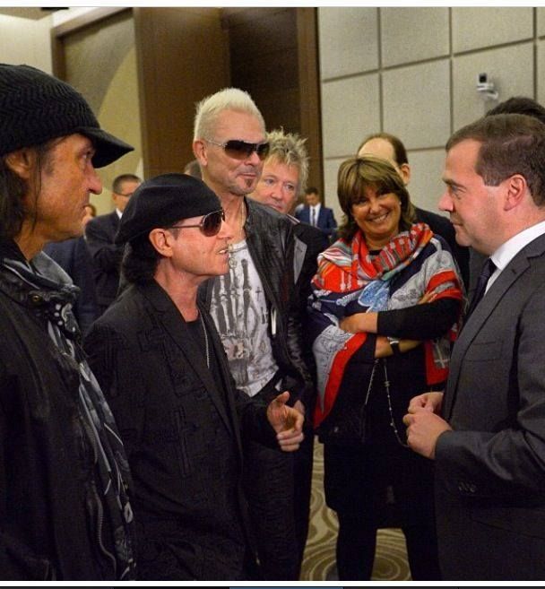 Spectator surpriza la concertul Scorpions