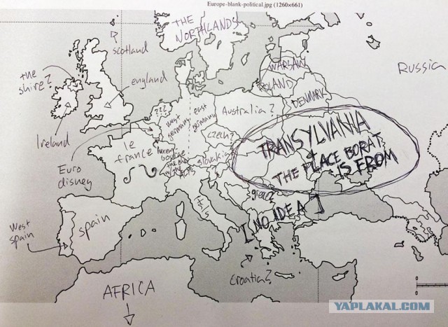Romania, in ochii unor americani: Intre „tara lui BORAT”, „imi pare rau” si alte „perle geografice”! (FOTO)