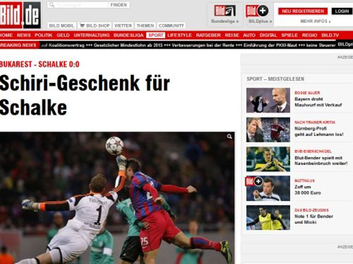 Bild.de: ”Cadou de la macelarul olandez”
