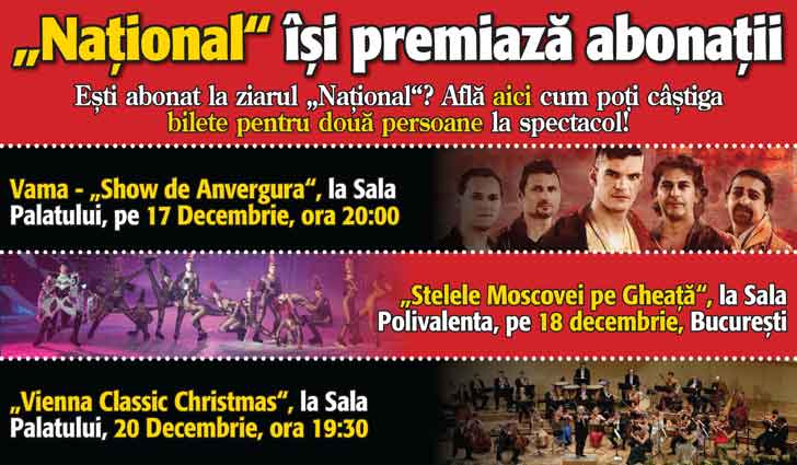 Am extras primii castigatori ai concursului “National” isi premiaza abonatii!