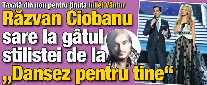 Razvan Ciobanu sare la gatul stilistei de la “Dansez pentru tine”