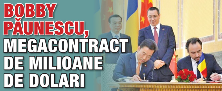 Bobby Paunescu a semnat un contract de 403 milioane de dolari cu o firma din China