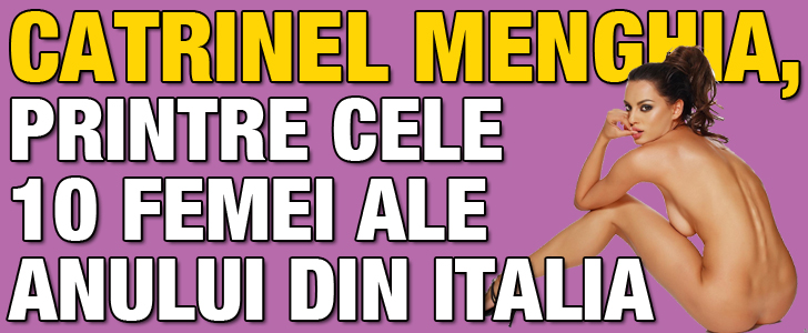 Catrinel Menghia, printre cele 10 femei ale anului din Italia
