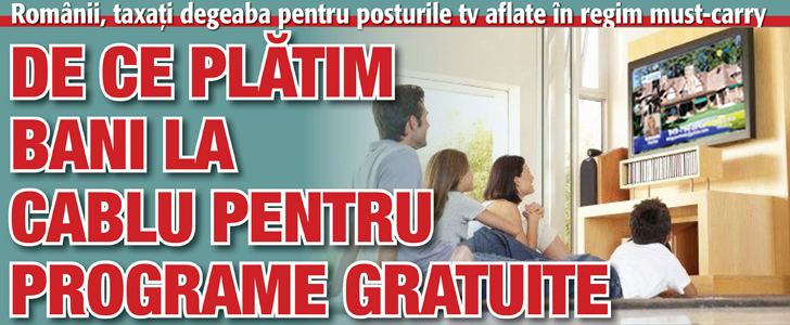 De ce platim bani la cablu pentru programe gratuite