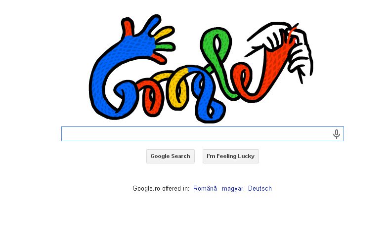 Logo special de la Google, cu ocazia solstitiului de iarna 2013