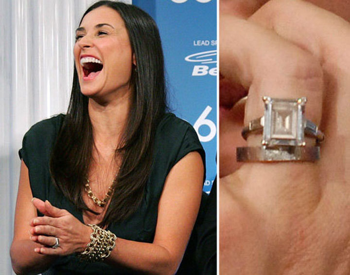 Demi Moore a vandut inelul de logodna de la Ashton Kutcher