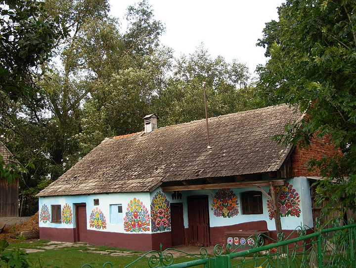 Satul pictat din Polonia