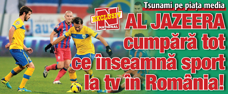 Tsunami pe piata media: Al Jazeera cumpara tot ce inseamna sport la tv in Romania!