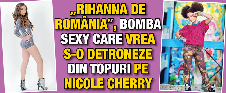 “Rihanna din Romania”, bomba sexy care se pregateste sa o coboare din topuri pe “Ciresica”!
