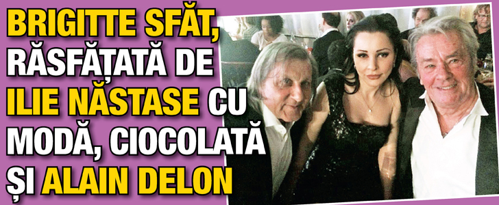 Brigitte Sfat, rasfatata de Ilie Nastase cu moda, ciocolata si Alain Delon