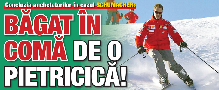 Concluzia anchetatorilor in cazul Michael Schumacher: Bagat in coma de o pietricica